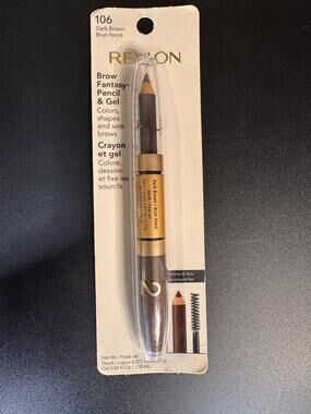 Revlon Brow Fantasy Pencil & Gel #106 dark brown
